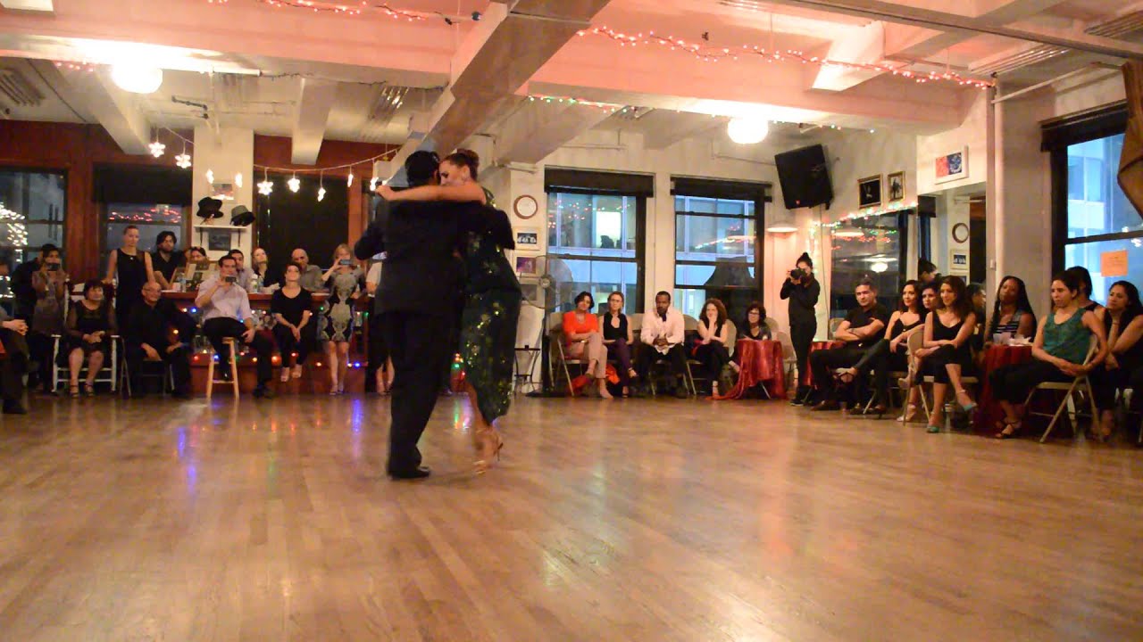 Leonardo Sardella & Maria Blanco at La Romeria Milonga, Tango x3 Video #4