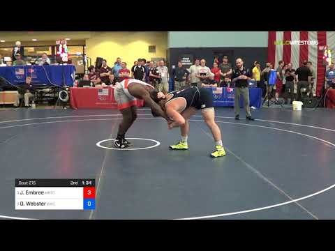 2018 FS WTT Challenge/UWW Juniors 86 3rd Place - Jelani Embree (MRTC) Vs. Owen Webster (GWC).mp4
