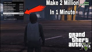 **PATCH** Solo Apartment Property Sell Glitch! On GTA 5 ONLINE! Make 2 Mil Every 1 Minute 1.51!