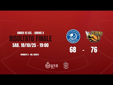Highlights Pall. Brescia - BK Pedrengo U15 Eccellenza 