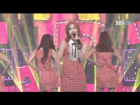 A pink [HUSH] @SBS Inkigayo Popular song 20120617