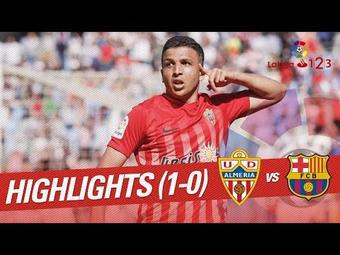 Resumen de UD Almería vs FC Barcelona B (1-0)