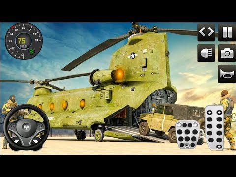 US Army Vehicle Transport Truck Driving Simulator Military Android GamePlay #25