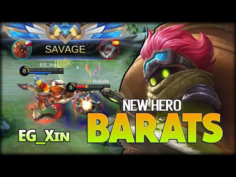 SAVAGE NEW HERO BARATS!! New Annoying Offlane Here! by EG_Xɪɴ - Mobile Legends