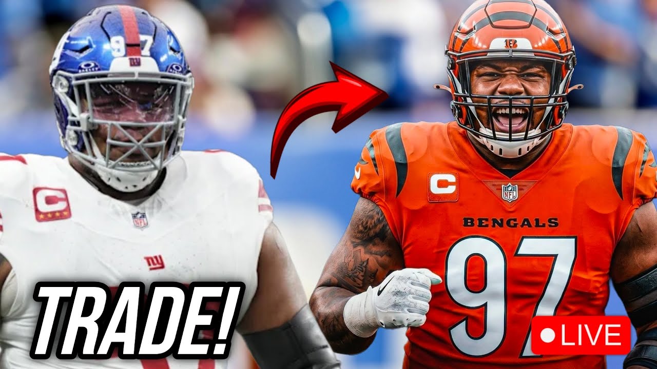BREAKING! Giants TRADE Dexter Lawrence to Cincinnati Bengals!!
