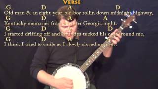 Wild Flowers In A Mason Jar (John Denver) Banjo Cover Lesson with Chords/Lyrics