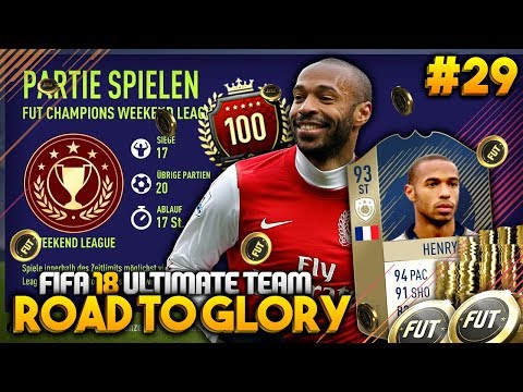 PRIME ICON 93 THIERRY HENRY! #29 🔥💰 - FIFA 18 Road to Glory [DEUTSCH]