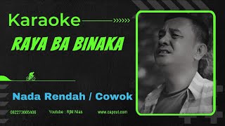 Download lagu KARAOKE RAYA BA BINAKA - Daniel Folala Zalukhu - Lagu Nias terbaru -  Video - NADA PRIA mp3