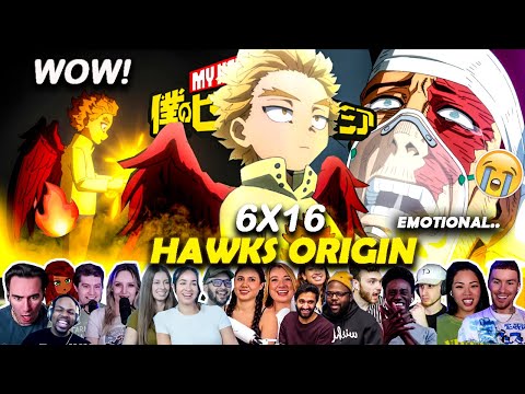 HAWKS CHILDHOOD! 🦅🔥The Hellish Todoroki Family...😢My Hero Academia Ep 6X16 Reaction Mashup
