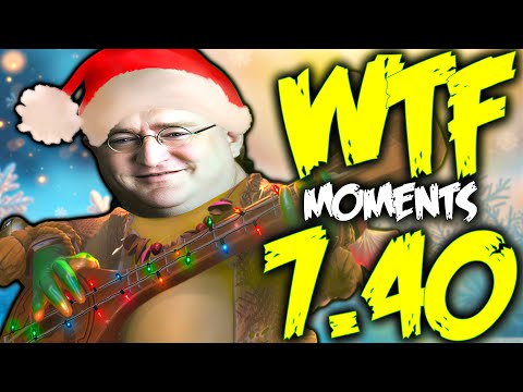 Dota 2 WTF Moments 7.40