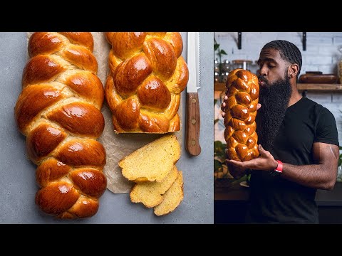 9 Ingredient Easy Vegan Challah Bread | Eggless, Oil Free Option