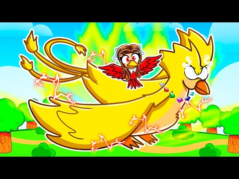 Playing As A PROTECTIVE SUPER BIRD In Roblox Feather Family!