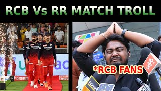 RCB VS RR IPL 2022 MATCH TROLL || ROYAL CHALLENGERS TROLL || MIC TESTING 123