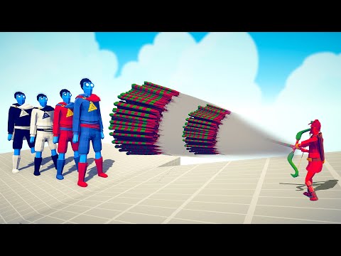 SUPERMAN COLOR PACK vs EVERY GOD - Totally Accurate Battle Simulator TABS