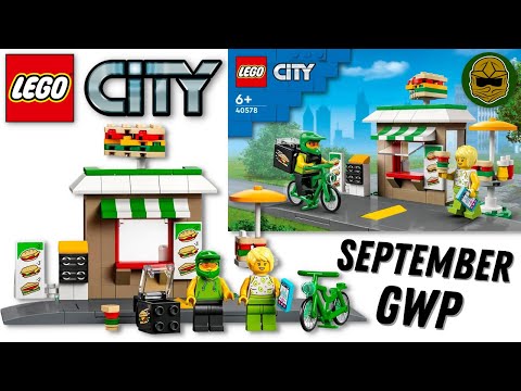 LEGO City 40578 Sandwich Shop Revealed: September 2022 GWP!