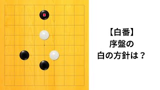 【9路】白番の序盤の方針は？｜囲碁クエスト実況｜白番｜対目外し