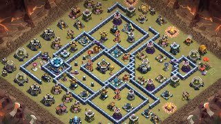 【クラクラ】sarahさんのロイチャンウォークドラゴン TH13全壊