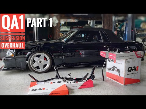 Full QA1 Suspension Install on my 1987 Mustang GT Convertible - Part 1