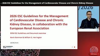 2026 ESC Guidelines for the Management of Cardiovascular Disease and C