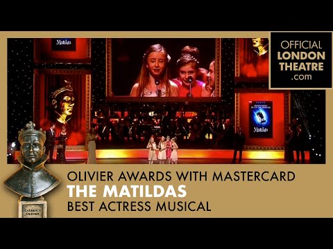 The Matildas win Best Actress In A Musical | Olivier Awards 2012 with Mastercard