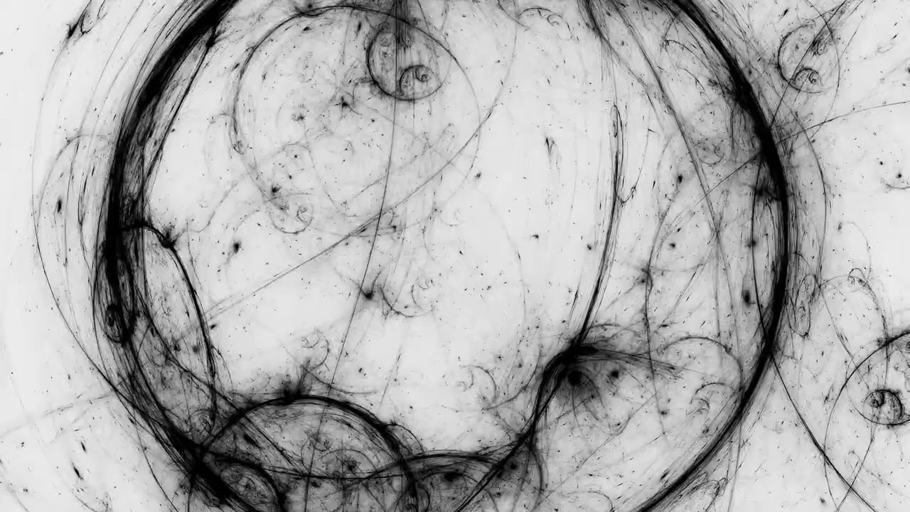 BW Bubbles #freeabstractvideobackground