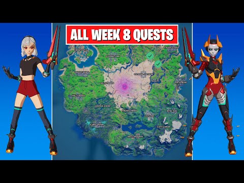 All Week 8 Epic and Legendary Quests Guide (283,000 XP)! - Fortnite Chapter 2 Season 5