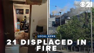 21 displaced after bar, homes go up in flames in Lebanon, PA