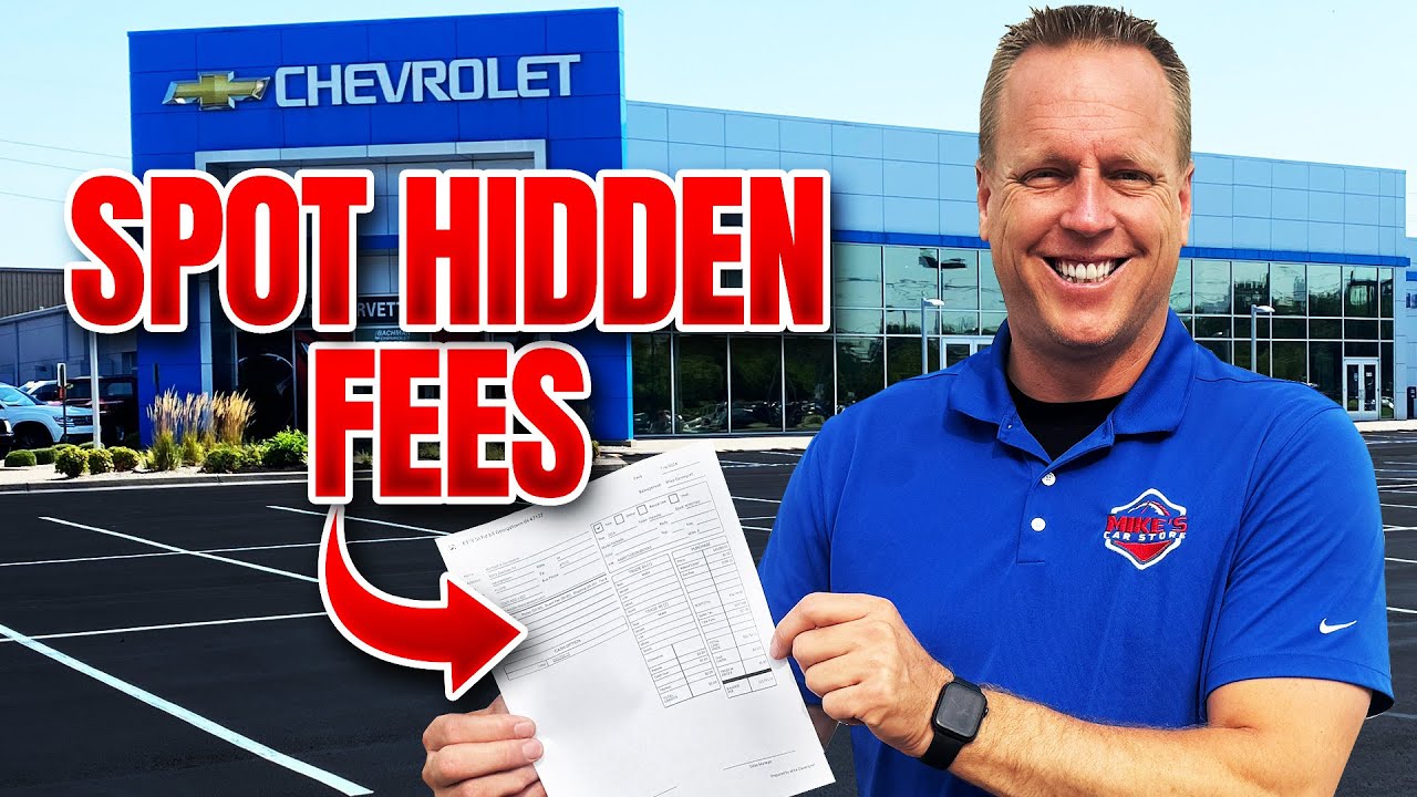 12 fees to NEVER pay a car dealership.
