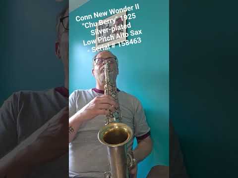 Conn Chu Berry 1925 Alto Sax - Silver-plated image 13