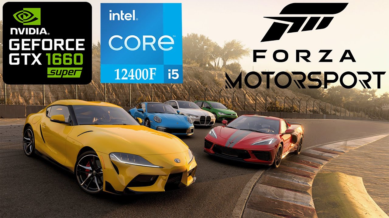 Forza Motorsport 2023 Benchmark - GTX 1660 Super + Intel i5 12400F | TheDevangelYT