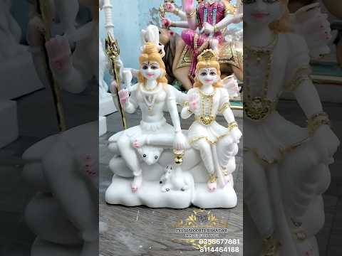 Marble shiv parivar statue