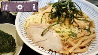 【青森ラーメン】「そば処吉田屋」冷しむじなミックス！ おにぎり【中華麺×お蕎麦！】