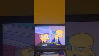 The Simpson Mr burns Releases the Hounds ned flanders &amp; Bart simpson.