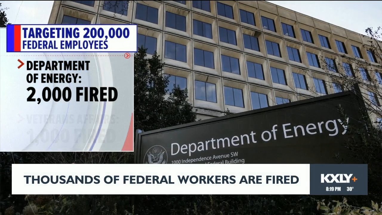 Thousands of federal workers are fired