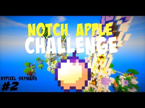 NOTCH APPLE CHALLENGE! #2 |Skywars|