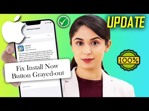 Fix Install Now Button Grayed out on iOS 16 Update 2024 [ 100% Solved ]