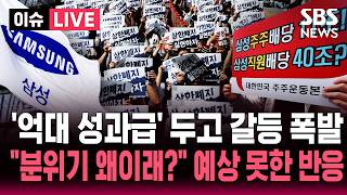 [????이슈] 하이닉스만큼 우리도! vs 무리한 요구.. '억대 성과급' 두고 갈등 폭발 | SBS 이슈라이브