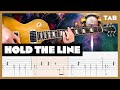 Toto Hold The Line Guitar Tab Lesson Cover Tutorial