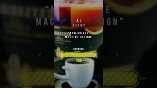 AI draws new coffee machine design