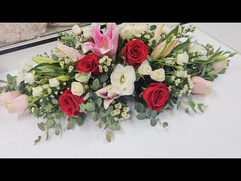 Arreglo floral para Mesa paso a paso