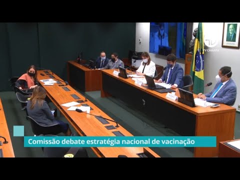 Comissão debate estratégia nacional de vacinação - 05/08/20