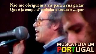 José Afonso . Tito Paris - venham mais cinco (letra)