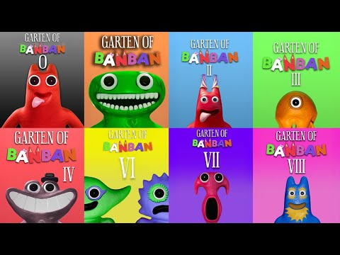 Garten of Banban 0, 1, 2, 3, 4, 6, 7, 8 | Full Game Walkthrough | No Commentary