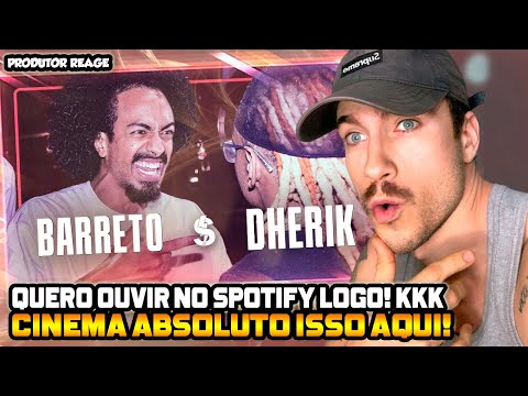 (CINEMA ABSOLUTO) PRODUTOR REAGE EGOU FOGO🔥) BARRETO x DHERIK | GRANDE FINAL | BATALHA DO S! (REACT)