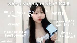 who is simply misha? 🐰💭 | 80+ questions q&a + journal w/ me 🎤: ft. maono PD100X microphone
