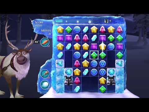 Frozen Free Fall: Snowball Fight Level 102 Walkthrough, , No Power Ups