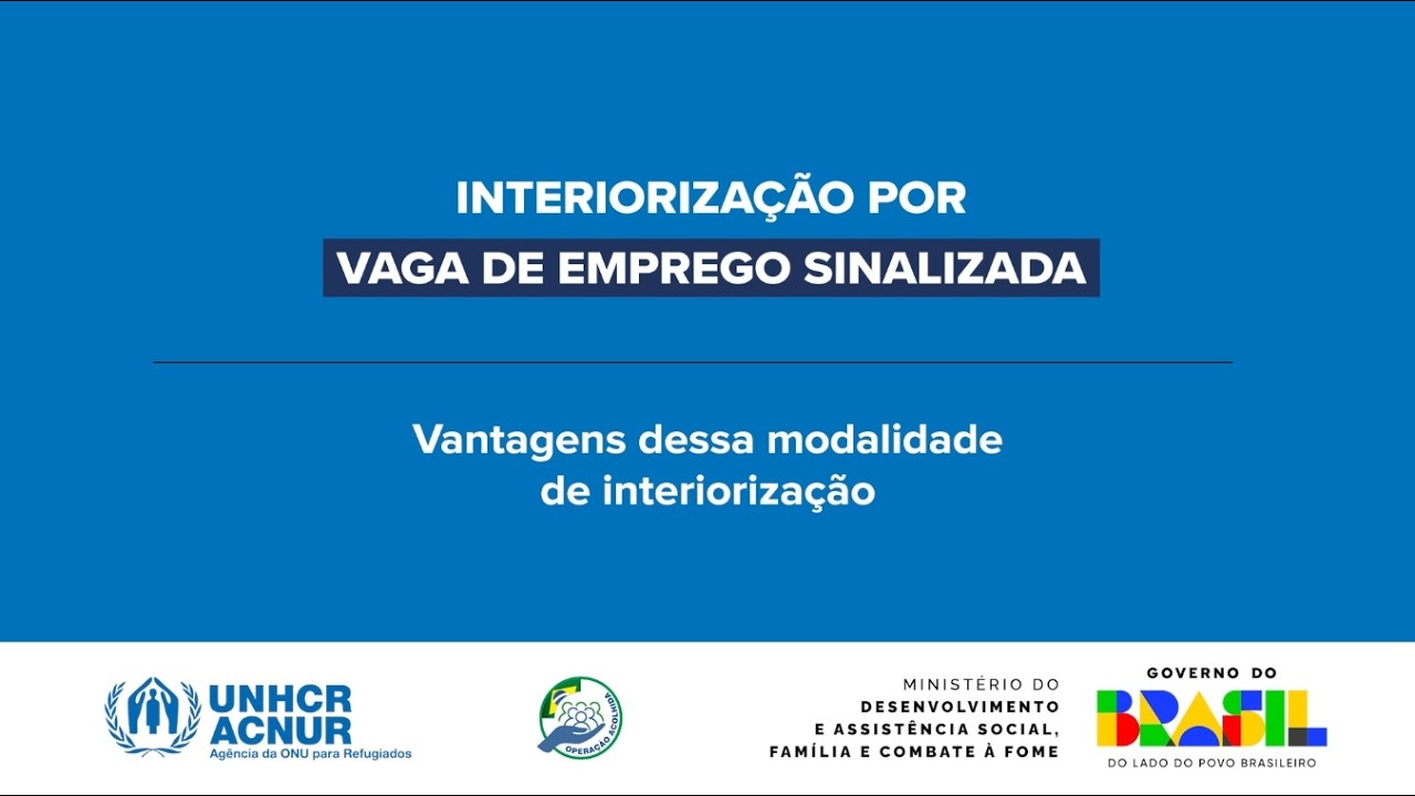 Quais as vantagens da interiorização por meio de Vaga de Emprego Sinalizada (VES)