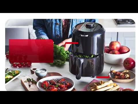 Karšto oro gruzdintuvė Tefal Easy Fry Compact EY101815 video