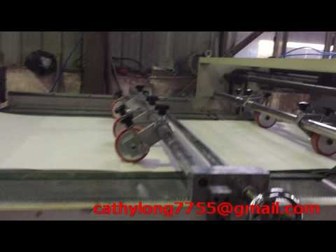 horizontal cutting machine video