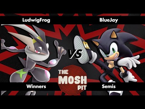 LudwigFrog (Greninja) vs BlueJay (Sonic) - The Mosh Pit - Ultimate Singles - Winners Semis